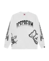 Icecream Halftone Multi Logo Ls T-shirt In White