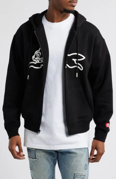 Icecream Haymaker Zip Hoodie In Black