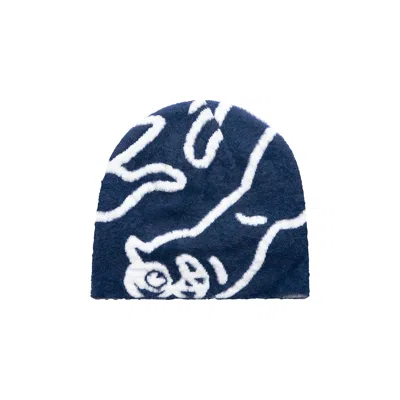 Pre-owned Icecream Henderson Knit Cap 'black Iris' | Men's Size Onesize