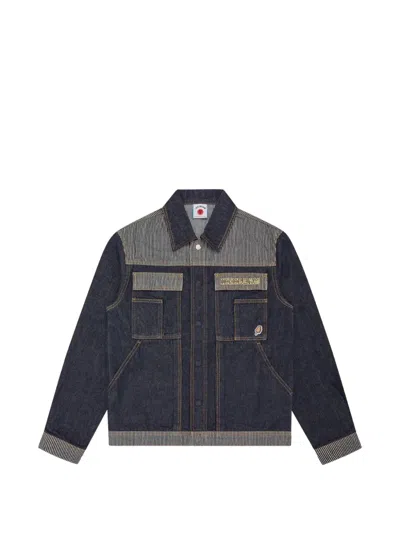 Icecream Hickory Panel Jacke Mit Brusttasche In Blue