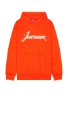 Icecream Logo Graphic Hoodie In Spicy Orange