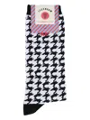 Icecream Houndstooth-pattern Socks In Multi
