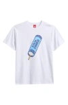 Icecream Hundred Dollar Dimes Graphic T-shirt In White
