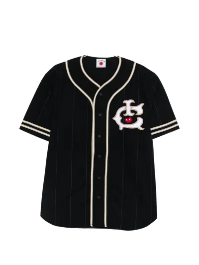 Icecream Ice Cream Baseball Jersey Top In Black