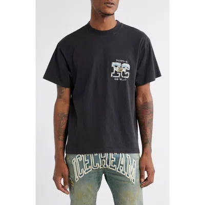 Icecream Ic Logo Graphic T-shirt In Stretch Limo