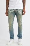 Icecream Icefall Logo Appliqué Distressed Jeans