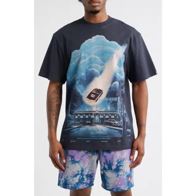 Icecream Impact Oversize Graphic T-shirt In Blue