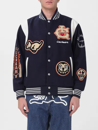 Icecream Jacket  Men Color Blue
