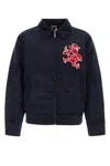 Icecream Mens Navy Work Brand-embellished Boxy-fit Woven Jacket