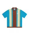 Icecream Jacquard Knit Short Sleeve Polo In Multi-color