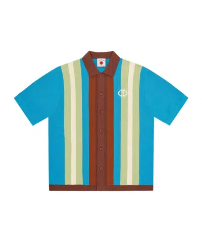 Icecream Jacquard Knit Short Sleeve Polo In Multi-color