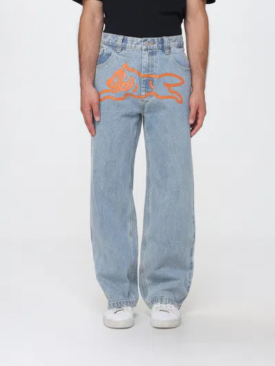 Icecream Jeans Men Color Gnawed Blue
