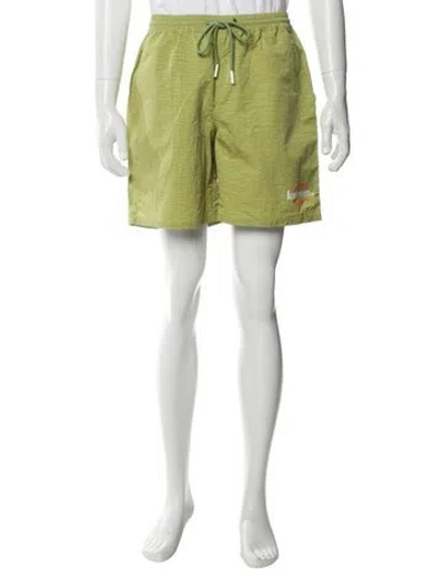Pre-owned Icecream Jogger Shorts In Green