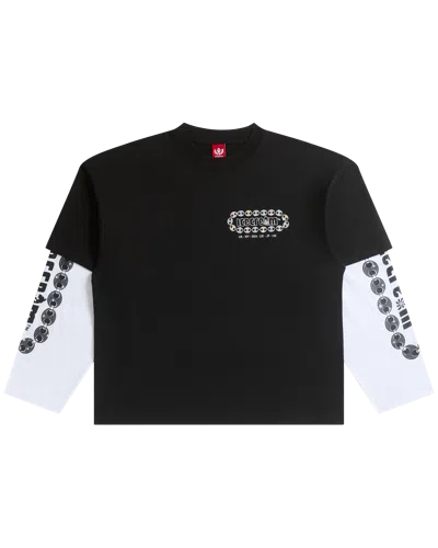 Icecream Kids' Jupiter Ls Tee (boxy Fit) In Black
