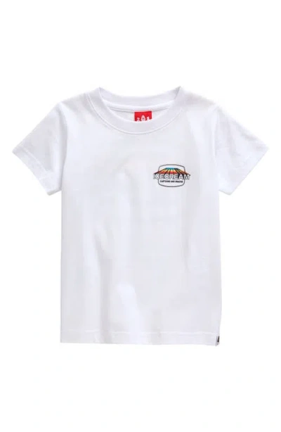 Icecream Kids' Big Scoop Graphic T-shirt In Bleach White
