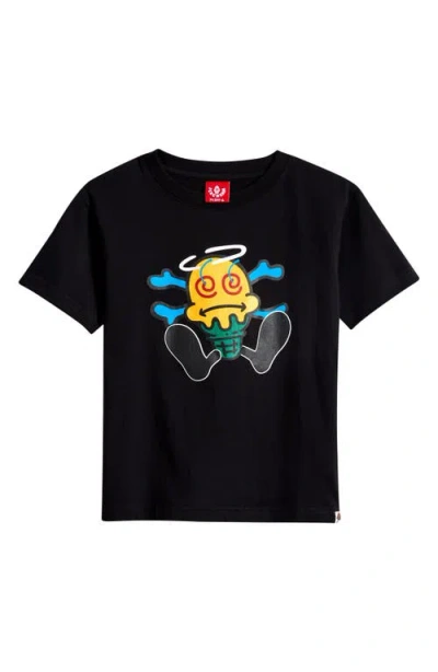 Icecream Kids' Dazed Graphic T-shirt In Black