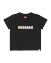 Icecream Kids Dip N Dots Tee In Black