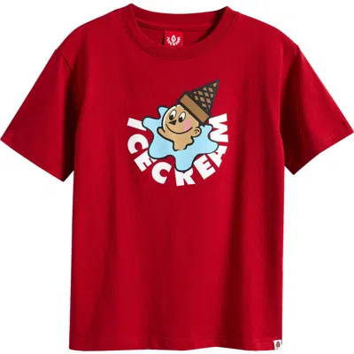 Icecream Kids' Drop Graphic T-shirt In Red