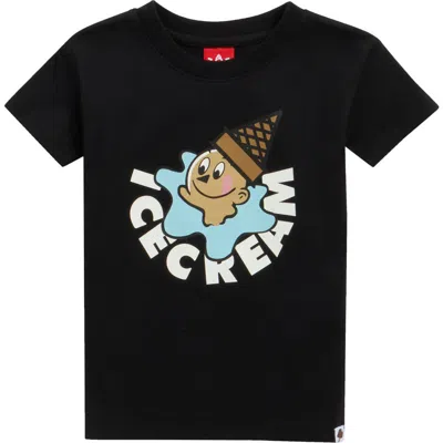 Icecream Kids' Drop Graphic T-shirt In Black