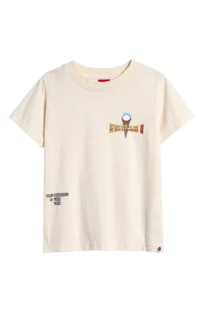 Icecream Kids' Fantasy Cotton Graphic T-shirt In Animal Print