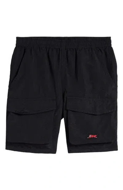 Icecream Kids' Game Over Pull-on Cargo Shorts In Black