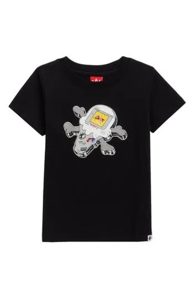 Icecream Kids' Hand Held Graphic T-shirt In Black