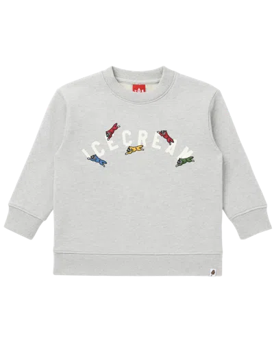 Icecream Kids Kennel Sweatshirt In Heather Grey