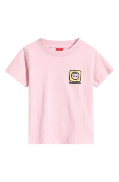 Icecream Kids' Mmmm Cotton Graphic T-shirt In Pink