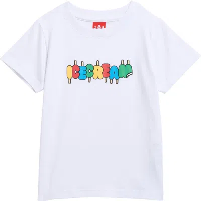 Icecream Kids' Options Graphic T-shirt In Gray