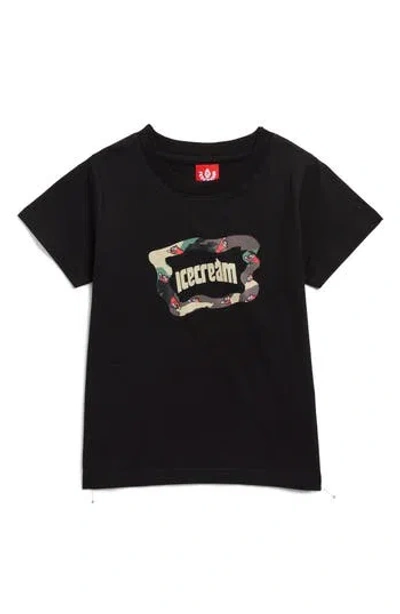 Icecream Kids' Plain Sight Graphic T-shirt In Black