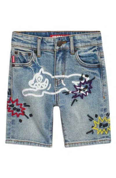 Icecream Kids' Pow Wow Jean Shorts In Blue