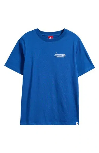 Icecream Kids' Provisions Cotton Graphic T-shirt In Blue