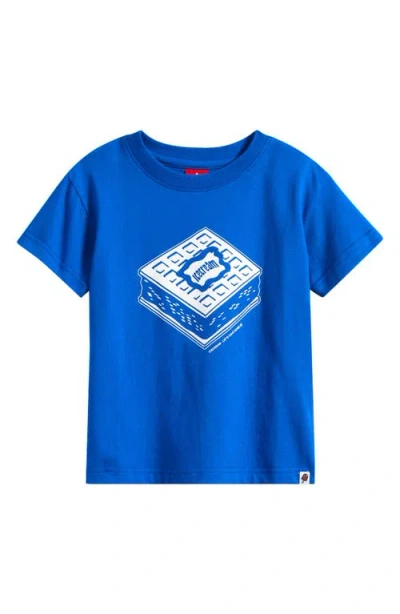 Icecream Kids' Sandwich Cotton Graphic T-shirt In Blue