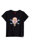 Icecream Kids' Sorbet Cotton Graphic T-shirt In Black