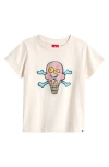 Icecream Kids' Sorbet Cotton Graphic T-shirt In Whisper White