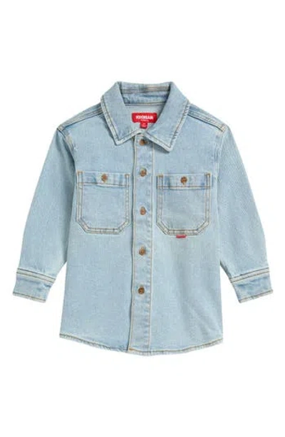 Icecream Kids' Waterfall Denim Graphic Shirt Jacket In Blue