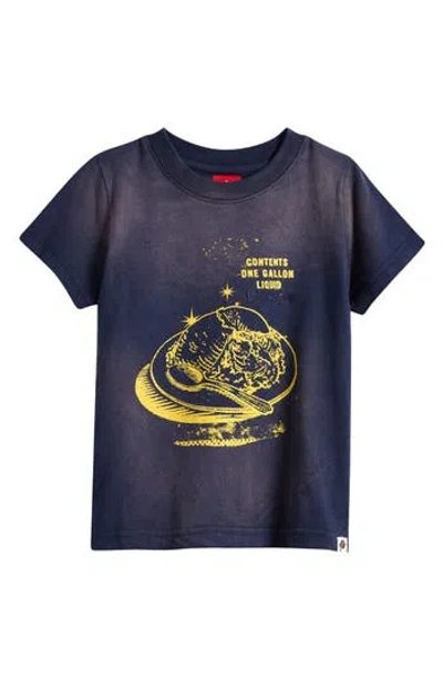 Icecream Kids' Weathered Graphic T-shirt In Blue