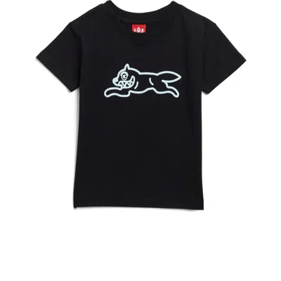 Icecream Kids' Yikes Stripes Cotton Graphic T-shirt In Black