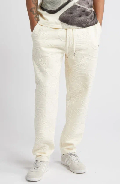 Icecream Laced Knit Pants In Antique White