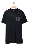 Icecream Landslide Logo Graphic T-shirt In Black