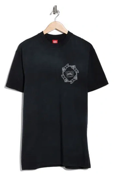 Icecream Landslide Logo Graphic T-shirt In Black