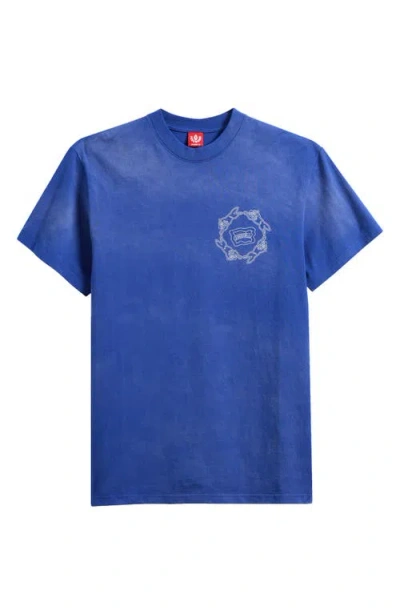 Icecream Landslide Logo Graphic T-shirt In Mazarine