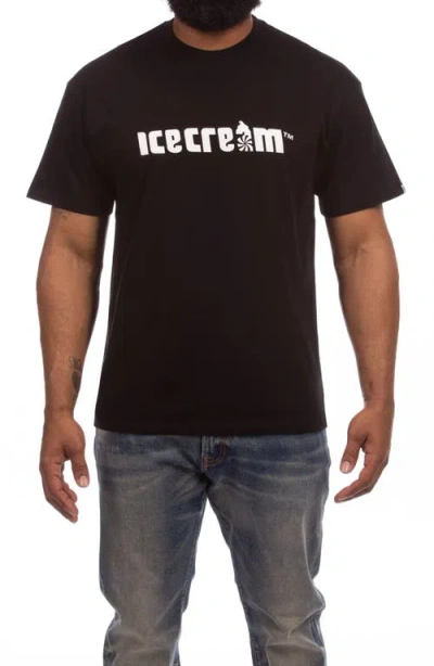 Icecream List Graphic T-shirt In Black