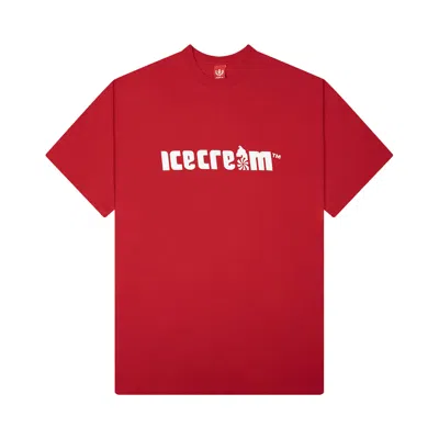 Pre-owned Icecream List Short-sleeve Tee 'salsa' | Red | Men's Size Xl