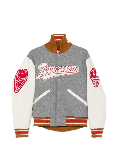 Icecream Logo Bomber Jacket In Multi