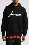 Icecream Logo Graphic Hoodie In Black