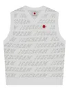 Icecream Logo-pattern Knitted Vest