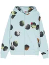 Icecream Logo-print Jersey Hoodie In Blue