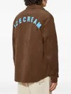 Icecream Logo-print Shirt In Brown