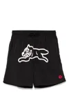 Icecream Mens Black Running Dog Swim Shorts In Black